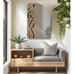 Miroir mural Terry 60x1x90 cm – Simplicité moderne et reflets raffinés