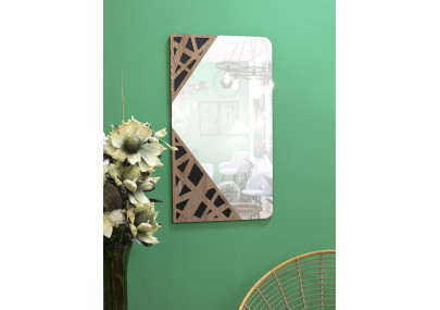 Miroir mural Angle 50x1x90 cm – Géométrie élégante et style contemporain
