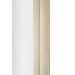 Miroir mural Cloe crème velours 60x4x160 cm – Simplicité chic et charme apaisant