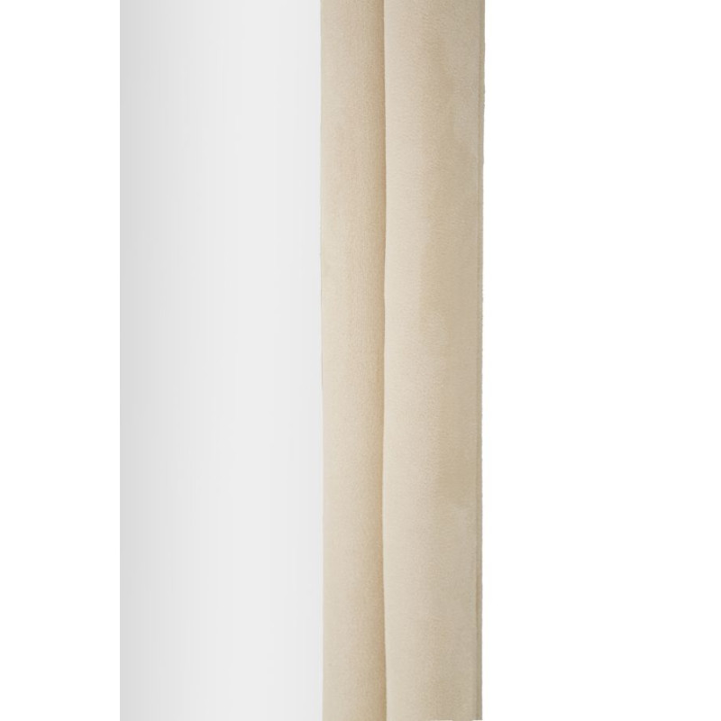 Miroir mural Cloe crème velours 60x4x160 cm – Simplicité chic et charme apaisant