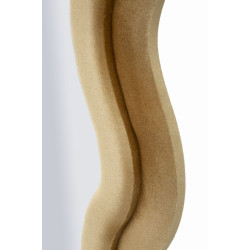 Miroir mural Emily velours doré 60x6x160 cm (miroir 42x144 cm) – Prestige doré et brillance raffinée