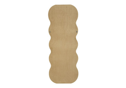 Miroir mural Emily velours doré 60x6x160 cm (miroir 42x144 cm) – Prestige doré et brillance raffinée