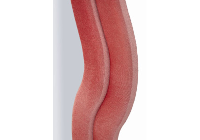 Miroir mural Emily velours rose 60x6x160 cm (miroir 42x144 cm) – Délicatesse et charme poudré