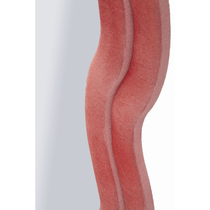 Miroir mural Emily velours rose 60x6x160 cm (miroir 42x144 cm) – Délicatesse et charme poudré