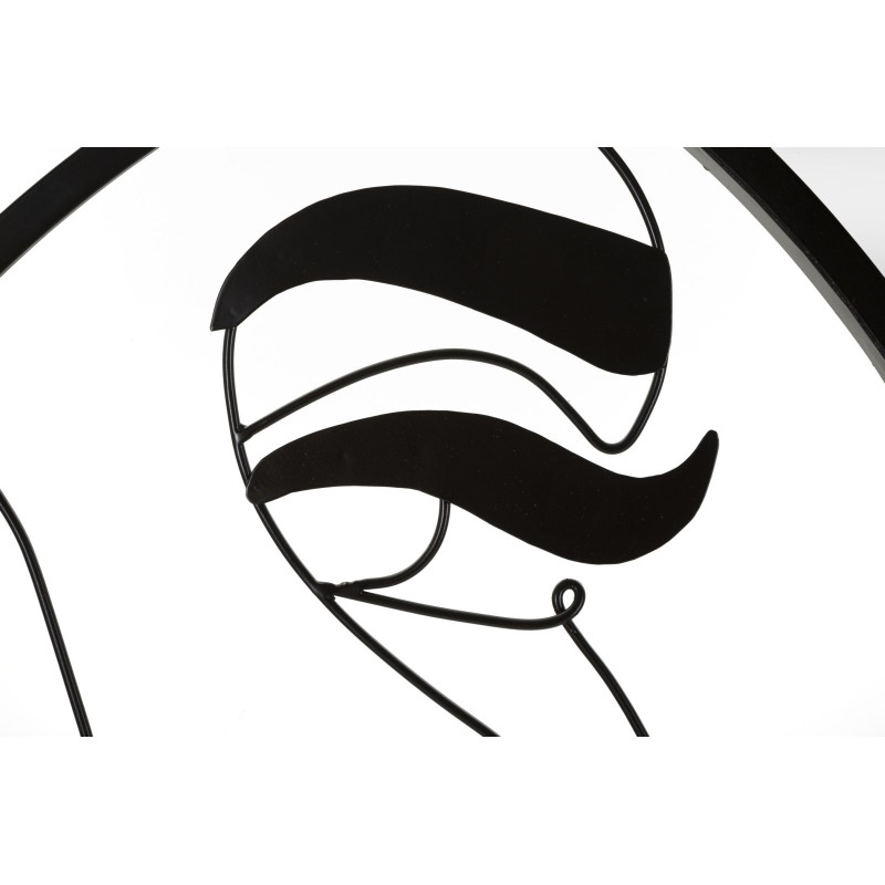 Miroir mural Melly Ø80x3,8 cm – Minimalisme chic et reflets lumineux