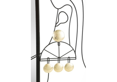 Miroir mural Eleonor 64,8x3,8x85 cm – Élégance baroque et allure majestueuse