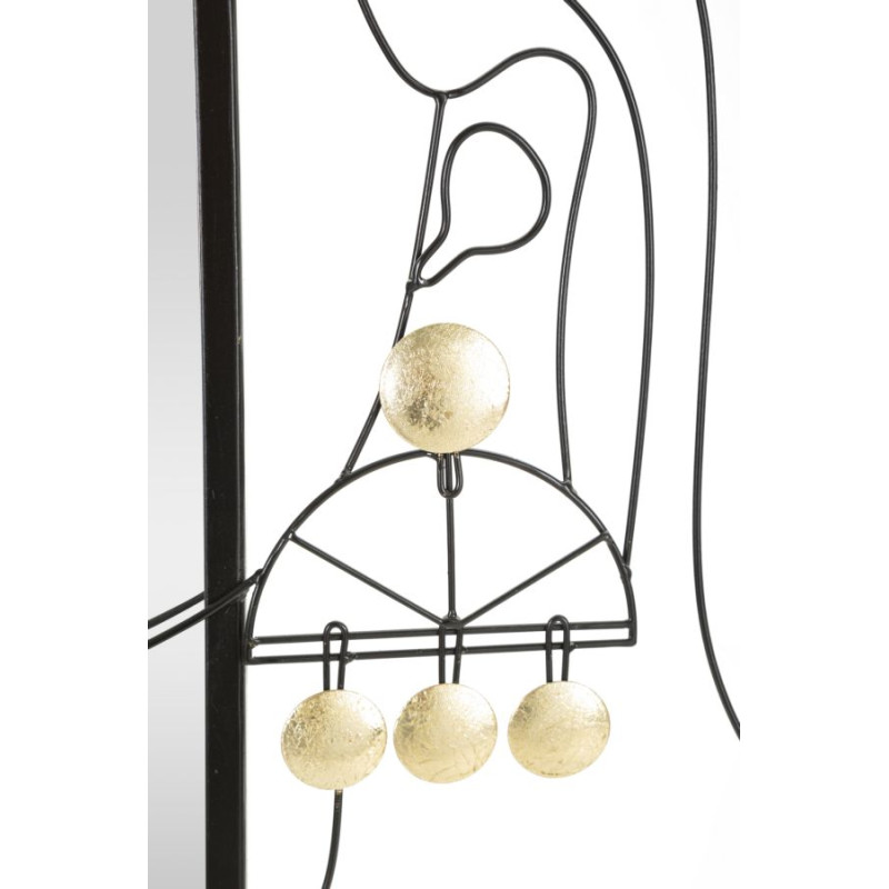 Miroir mural Eleonor 64,8x3,8x85 cm – Élégance baroque et allure majestueuse