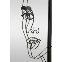 Miroir mural Eleonor 64,8x3,8x85 cm – Élégance baroque et allure majestueuse