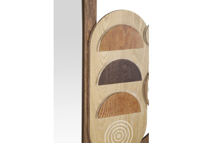 Bloc miroir mural Ø80x3 cm – Design épuré et brillance subtile