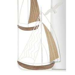 Miroir mural Adriatic 60x4,4x60 cm – Inspiration marine et équilibre visuel