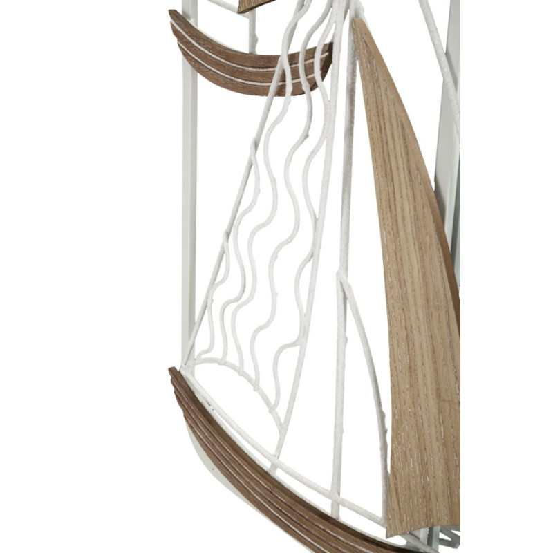 Miroir mural Adriatic 60x4,4x60 cm – Inspiration marine et équilibre visuel