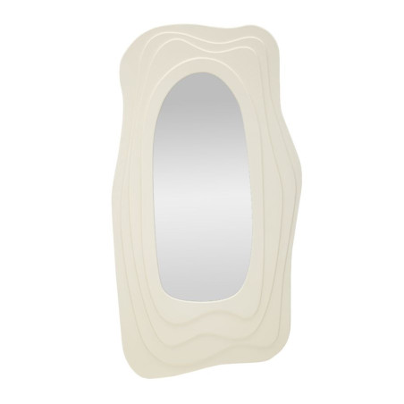 Miroir mural Dafne blanc 90x4x165 cm – Pureté lumineuse et élégance monumentale