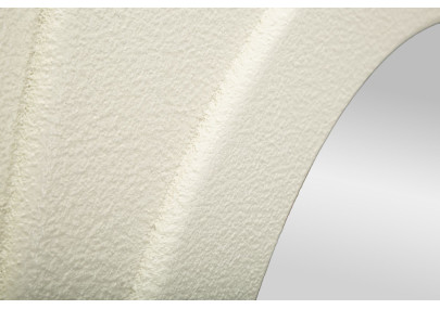 Miroir mural Dafne blanc 90x4x165 cm – Pureté lumineuse et élégance monumentale