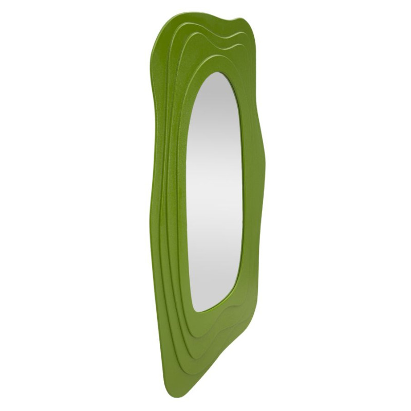 Miroir mural Dafne green 90x4x165 cm – Esprit naturel et modernité chic