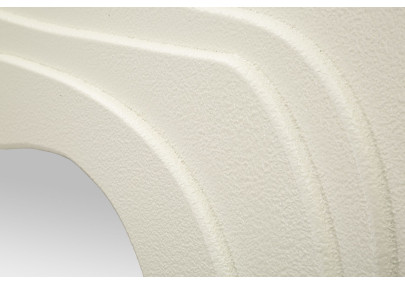 Miroir mural Dalia blanc 90x4x97 cm – Lignes douces et éclat intemporel