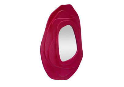 Miroir mural Dalia fuchsia 90x4x97 cm – Touche féminine et design affirmé