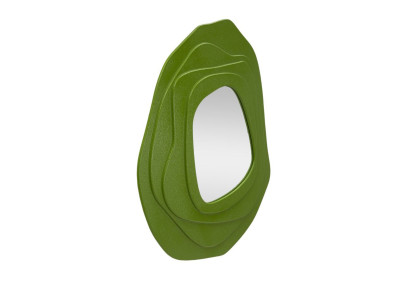 Miroir mural Dalia vert 90x4x97 cm – Harmonie végétale et modernité élégante