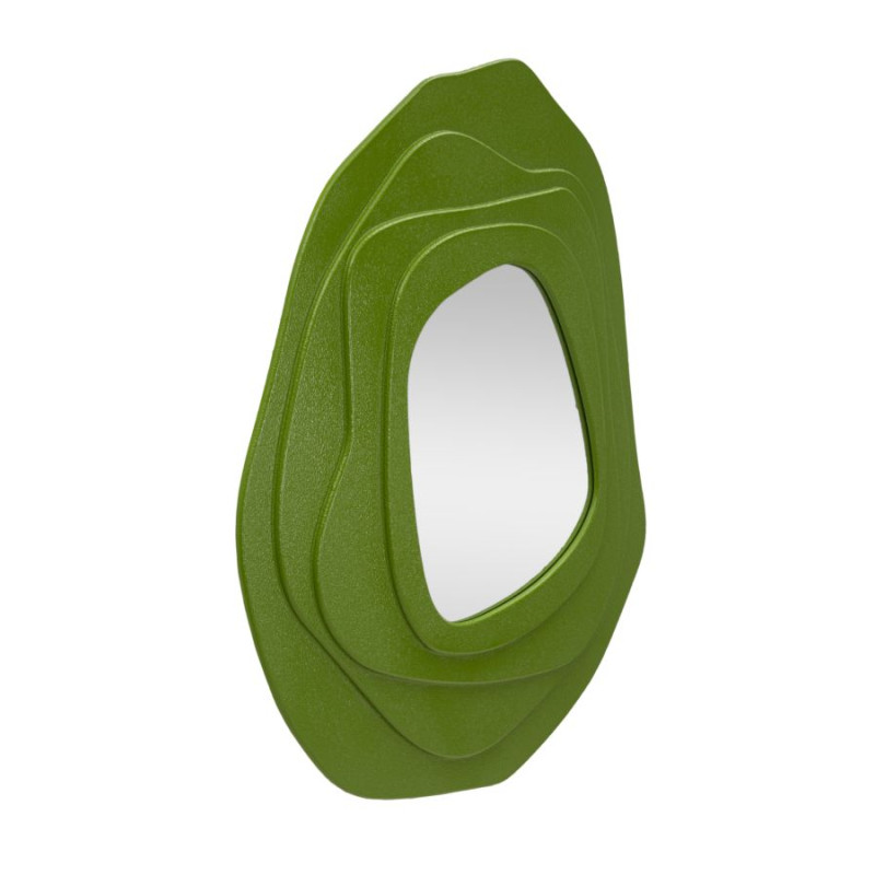 Miroir mural Dalia vert 90x4x97 cm – Harmonie végétale et modernité élégante