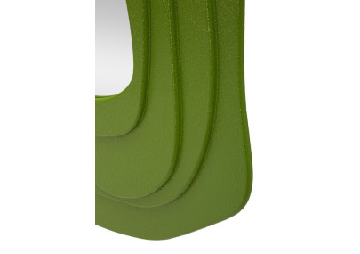 Miroir mural Dalia vert 90x4x97 cm – Harmonie végétale et modernité élégante