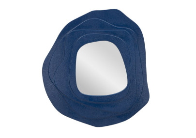 Miroir mural Dalia bleu 90x4x97 cm – Sophistication colorée et charme contemporain