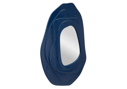 Miroir mural Dalia bleu 90x4x97 cm – Sophistication colorée et charme contemporain