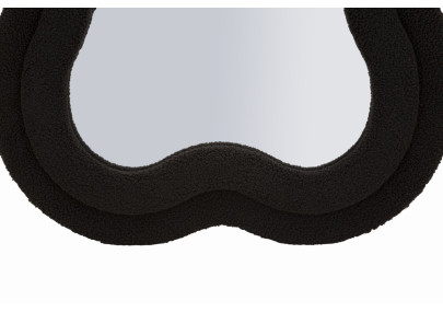 Miroir mural ours en peluche noir 60x4x160 cm (miroir 39x137 cm) – Originalité ludique et raffinement moderne