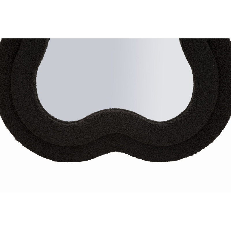 Miroir mural ours en peluche noir 60x4x160 cm (miroir 39x137 cm) – Originalité ludique et raffinement moderne