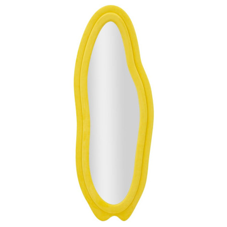 Miroir mural Chanel jaune 60x4x160 cm – Audace colorée et élégance raffinée