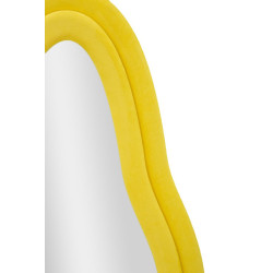 Miroir mural Chanel jaune 60x4x160 cm – Audace colorée et élégance raffinée