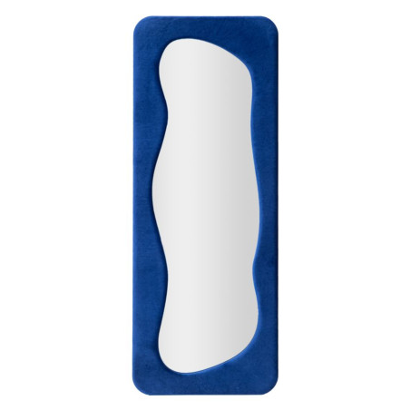 Miroir mural Theodor bleu 60x4x160 cm – Design moderne et lignes épurées