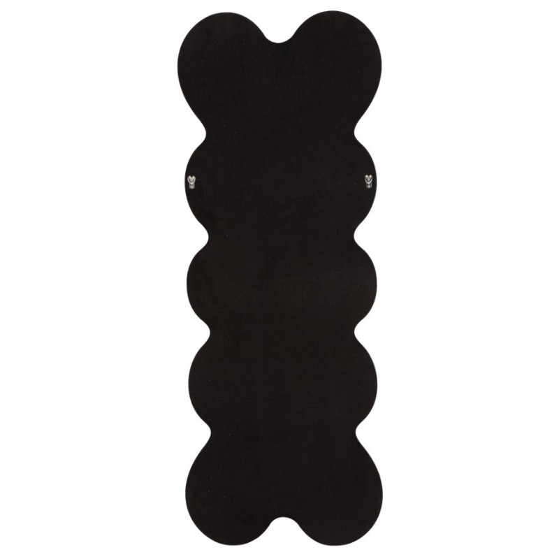 Miroir mural Noir Monica 58x4x160 cm (miroir 39x124 cm) – Chic intense et design sobre
