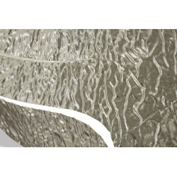 Miroir mural Aury carré 74x7x79 cm – Forme géométrique et élégance luxueuse