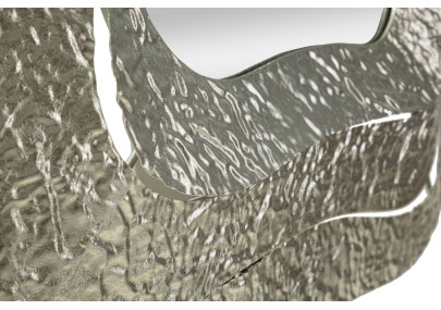 Miroir mural Aury carré 74x7x79 cm – Forme géométrique et élégance luxueuse