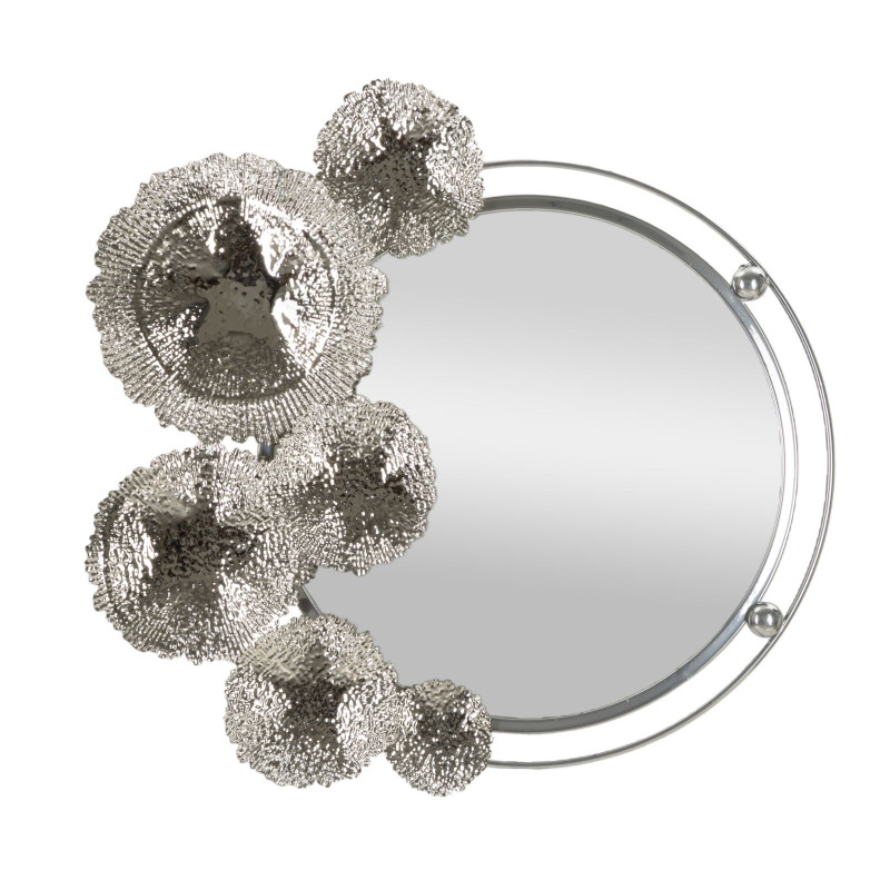 Miroir mural Kandi 85x7x80,6 cm – Design audacieux et brillance sculpturale