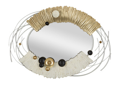 Miroir mural Klee 114x7x81 cm – Présence monumentale et sophistication artistique