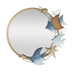 Miroir mural Marine 68x5x67 cm – Harmonie classique et reflets élégants