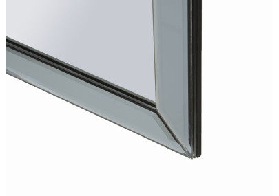 Miroir mural Ankara gris 85x1x100 cm (miroir 78x93 cm) – Minimalisme chic et design contemporain