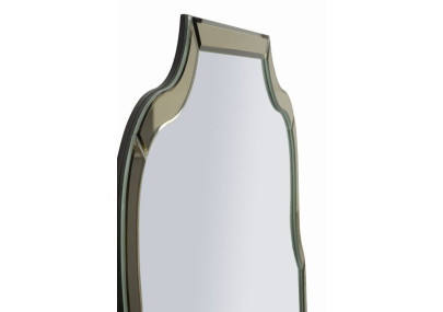 Miroir mural Ankara doré (miroir 78x93 cm) – Prestige luxueux et éclat doré