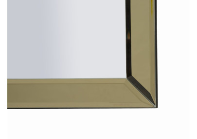 Miroir mural Ankara doré (miroir 78x93 cm) – Prestige luxueux et éclat doré