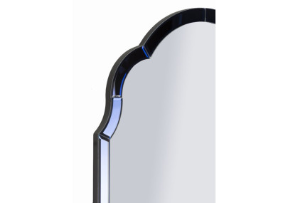 Miroir mural Bleu Tangier 55x2x150 cm (miroir 49x144 cm) – Reflets marins et style raffiné