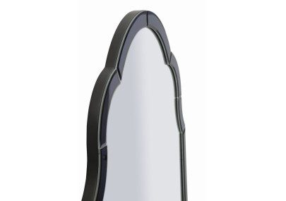 Miroir mural Bleu Tangier 55x2x150 cm (miroir 49x144 cm) – Reflets marins et style raffiné