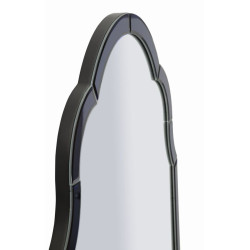 Miroir mural Bleu Tangier 55x2x150 cm (miroir 49x144 cm) – Reflets marins et style raffiné