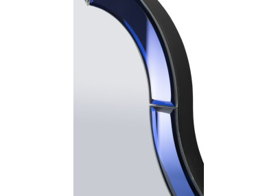 Miroir mural Bleu Tangier 55x2x150 cm (miroir 49x144 cm) – Reflets marins et style raffiné