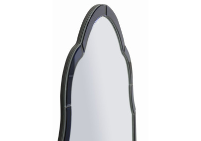 Miroir mural Bleu Tangier 62x1x100 cm (miroir 55x94 cm) – Raffinement marin et lignes épurées