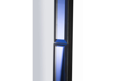 Miroir mural Bleu Tangier 62x1x100 cm (miroir 55x94 cm) – Raffinement marin et lignes épurées