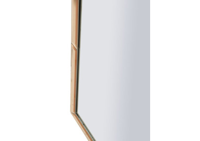 Miroir mural Tangier rose 55x2x150 cm (miroir 49x144 cm) – Touche romantique et modernité lumineuse