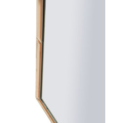 Miroir mural Tangier rose 55x2x150 cm (miroir 49x144 cm) – Touche romantique et modernité lumineuse