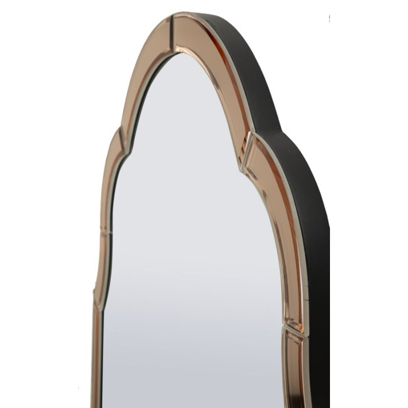 Miroir mural Tangier rose 55x2x150 cm (miroir 49x144 cm) – Touche romantique et modernité lumineuse