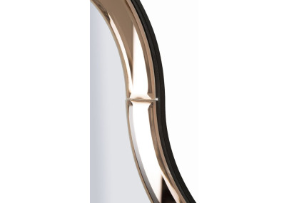 Miroir mural Tangier rose 62x1x100 cm (miroir 55x94 cm) – Élégance colorée et sophistication subtile