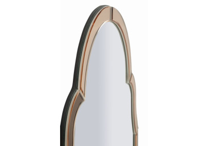 Miroir mural Tangier rose 47x1x80 cm (miroir 41x74 cm) – Design délicat et charme contemporain